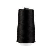 Signature Machine Quilting 40 WT 100% Cotton Thread - Tex 40 - 3,000 yds. - Black